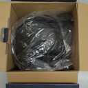 Water Based Air Purifier for Home with Essential Oil Diffuser and Humidifier Function, Rainbow Air Washer with LED Night Light, Freshener for Smoke and Pet Odors, Includes 6x10ml Essential Oils (Black)