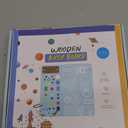 Montessori Wooden Busy Board Toys for 1 2 3 Boys Girls,Toddler Sensory Educational Fidget Board Travel Toy with LED Light Up Switches & Music Boxes, Locks for Kids Gifts