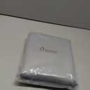 OWENIE Sally Silver Grey Blackout Curtains for Bedroom 63 Inch Length 2 Panels Set, Solid Thermal Insulated Room Darkening Rod Pocket Window Treatment Curtains Blackout Drapes, W40 x L63 Inch, Silver