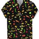 Men's Cinco De Mayo Shirt Funny Short Sleeve Button Down Mexican Shirts Large