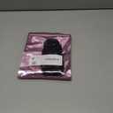 120 Pieces Black Hair Ties for Thick and Curly Hair Ponytail Holders Hair Elastic Band for Women or Men(4mm)