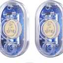 2  Pack WD61 Water Leak Detector for Home, 120dB Water Sensor Alarm for Basement, Leakage Detection Device for Under Sink/Pipe/Drain Drip, Floor Flood in Bathroom/Kitchen/Toilet/Laundry Room, Clear