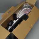 ScrubWiz Cordless Electric Mop, Electric Spin Mop with Water Spray, Powerful Floor Cleaner, Super Quiet Cleaning & Waxing, Pink and Black