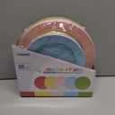 POSATE 60PCS Colorful Disposable Plastic Plates, Heavy Duty Plates for Wedding/Party, 30PCS Dinner Plates 10.25 and 30PCS Dessert/Salad Plates 7.5, Colorful Plates for Party Event