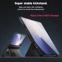 SURITCH for Samsung Galaxy Z Fold 6 Case with Kickstand and S Pen Holder [S Pen NOT Included], Phone Case for Z Fold 6 2024 -Black