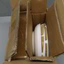 QUANSHANGJUSet of 6 Dinner Plates 8 Inch, White Porcelain Plates, Microwave Oven Dishwasher Safe Scratch Resistant