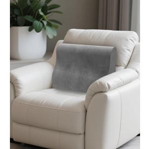 Lumbar Support Pillow for Recliner Chair/Accent Chair/Couch,Comfy Back Support Pillow with Gel Memory Foam,Recliner Cushions for Back Rest,Pain Relief,Reading,Washable Cover