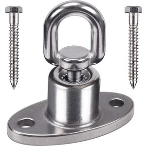 SELEWARE Silent Ball Bearing Swing Hangers, Heavy Duty 360 Rotate Swing Swivel Hook for Wooden Playground Yoga Hammock Chair Rope Punching Bag Porch Tire Web Swing Sets, 1200 Capacity