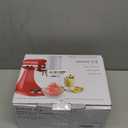 Shaved Ice Attachment for KitchenAid Stand Mixers with 8 Ice Molds, Ice Shaver Attachment, Snow Cone Attachment/Maker with Coarse and Fine Blades (White)