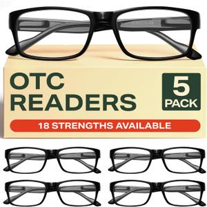 Gaoye 3.0 Professional Reading Glasses for Men for All Day - Computer Readers with Blue Light Protection - Value Pack