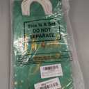 Tinlade 12 Pcs Thank You Gift Bags with Tissue Paper Gold Polka Dots Thank You Bags with Handle Party Favor for Wedding Birthday Baby Shower Business Shopping (Green)