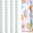 White Spiral Taper Candles Twisted Candle Conical Stick Candles for Holiday Wedding Party Wax Unscented Dinner Candle Dripless,Christmas Gift H 10 Inch, 4pcs, White-C