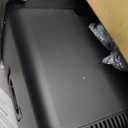 Frigidaire Mini Personal Fridge Cooler, Countertop, Holds Up to 10L/15 Cans, Brushed Black Stainless Rugged Design, Portable for Skincare, Makeup, Car, Office, Bedroom, Dorm Room, or Cabin