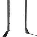 Atlantic Table Top TV Stand - Universal Adjustable Table Top TV Stand, Adjust Height, Base Mount for Flat Screen TV up to 42 inch and 66 lbs, PN 63607103 in Black