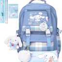 Juju Blue Kawaii Backpack - Cute Backpacks For Girls - Cute Backpack Kawaii Stuff - Backpacks For School Girls