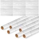 Skyygemm 6 Rolls Bulletin Board Paper Rolls,4 x 12 ft,Wood Color
