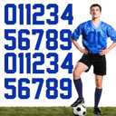 Iron on Numbers,22 Pcs 8 Inch Iron on Numbers for Jersey, Heat Transfer Numbers, Fabric Stickers, Iron on Jersey Numbers, Football Patches Iron on,0-9 Iron on Transfers for Clothing Baseball Basketball