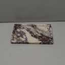 Marble Bathroom Tray for Countertop & Home Decor, Natural Decorative Marble Tray for Jewelry & Perfume Organizer, Luxury Stone Vanity Trays for Dresser, Kitchen Counter, 12" x 8", Starry White