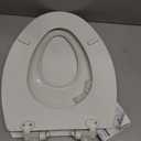 Mayfair NextStep2 Toilet Seat with Built-In Potty Training Seat, Slow-Close, Removable that will Never Loosen, Elongated, White