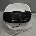 Foot Spa Bath Massager with Heat, Epsom Salt,Bubbles, Vibration and Red Light, Tub for Stress Relief,Foot Soaker, Christmas Gifts Birthday Gifts for Mom Dad Women Men Her Him (Black/White)