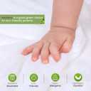 Organic Bamboo Hooded Baby Towels with Washcloths  1 Hooded Towel (30x30 inches) & 1 Washcloth (10x10 inches)  Ultra Soft, Absorbent & Cozy Bath Towels Set for Newborns and Infants