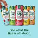 Simply POP Prebiotic Soda Fruit Punch Cans, 12 fl oz, 12 Pack BBD 06/01/202