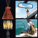 Fishing Decor Backpack Car Hanging Charm, Hanging Fish Chime,Handicraft Gift for Fishing Friends Enthusiasts Multi-Functional Lure Gear
