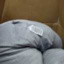 Sasttie Extra Large Reading Pillow with Head Support Cushion, Jumbo Back Support Pillow for Bed Sitting Up Back-Rest, College Dorm Essentials for Girls and Boys, Dark Grey (X-Large)