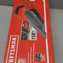 CRAFTSMAN V20 Cordless Hand Vacuum, 45 CFM, 2 Stage Filtration System with Filter, Bare Tool Only (CMCVH001B)