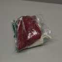 Nanou Christmas Stockings 18" Knitted Christmas Socks Family Holiday Decorations Great Big Stockings for Gift to Family, Friends and Kids (Fuchsia(Body)+Ivory(Mouth), Length 18",Pack 1)