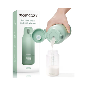 Momcozy Portable Milk Warmer for Travel – Dual Heating Modes for Breast Milk & Water, Portable Bottle Warmer with Fast Heating & Long Battery Life, 17 Ounces Large Capacity to Meet Your All-Day Needs
