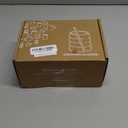 2 Pcs Drinking Glasses with Glass Straw 14oz Glassware Set,Cocktail Glasses,Iced Coffee Glasses,Beer Glasses,Ideal for Water,Soda,Tea,Gift - with Cleaning Brushe