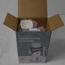 APSARAS USA Cheese Grater Hand Crank, Rotary Cheese Grater, 5 in 1 Rotary Grater, Cheese Shredder Replaceable Stainless Blades with Strong Suction Base, Easy to Clean Kitchen Gadgets with Storage Box (White)