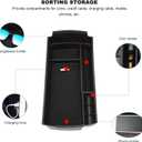 Center Console Organizer Tray Space Saving Armrest Storage Box ABS Rubber Replacement for 3008 5008 2016 to 2023