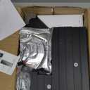 TUTOTAK Corner Shelf with LED Light, 6-Tier Corner Bookshelf for Small Space, Narrow Display Corner Shelf Stand with Storage Rack, for Living Room, Bedroom, Black BS05BK006L