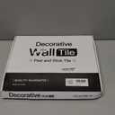 Art3d 10-Sheet Peel and Stick Backsplash PVC Wall Tile, Stickon Tile for Kitchen Backplash, Bathroom Vanities, Fireplace Decor, Laundry Table, Stair Decals in White-Washed, Plastic-Sheets (11.3"x13.5")