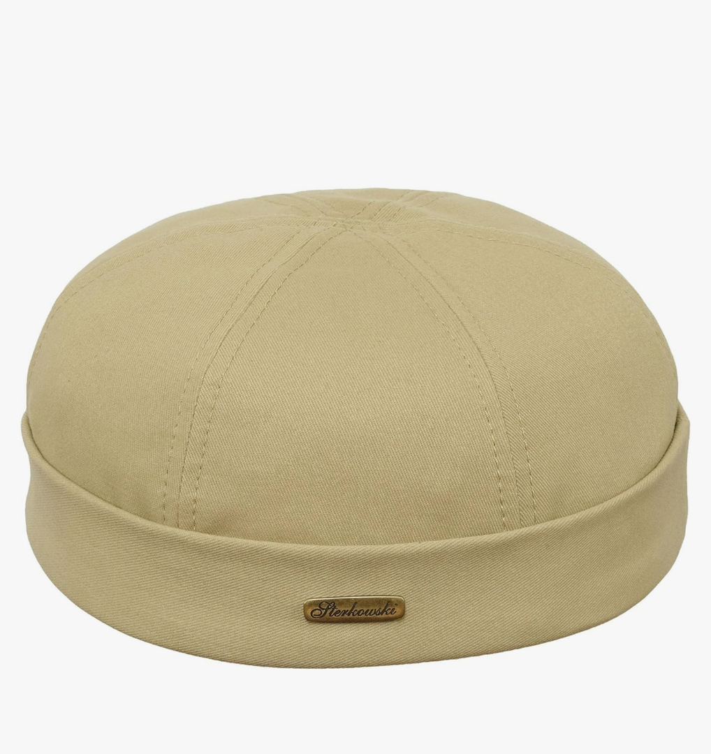 Sterkowski Docker Cap | 100% Softened Cotton Beanie for Men and Women | Summer Breathable Skull Cap Without Lining 55