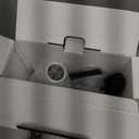 Professional Ionic Hair Dryer AC Motor Fast Drying Salon Blow Dryer with Diffuser, Comb, Nozzle, Concentrator, for Curly and Straight Hair, 2 Speed & 3 Heat Setting, Cool Button(White)