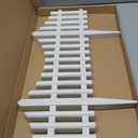 CHICIEVE Garden Fence Border for Decorative Fence Landscape Edging Plastic Flower Grass Lawn Bed Fencing Border,4 Pcs 24x13 inch