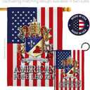 American Garden Flag Memorabilia Decor Religious Yard Sign Picture Print Habemus Papam Decorations American Papal Poster Vatican Canvas Roman Tapestry Catholic Gifts Made in USA