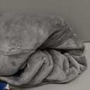 Bedsure Blanket Hoodie, Wearable Blanket Hoodie as Gifts for Mom, Birthday Gifts for Women Kids Teens Sherpa Sweatshirt, Grey, Oversize