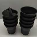 Bed Risers 6 Inch Heavy Duty, Round Furniture Risers for Bed Desk Table Sofa CouchBed Lifts Risers, Support up to 6000 Lbs(9 Pack Black)