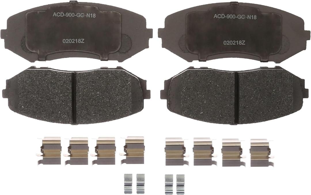 ACDelco Silver 14D1188CHF1 (19383252) Ceramic Front Disc Brake Pad Set