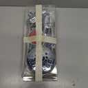 Hotel Spa AquaCare High Pressure 8-Mode Handheld Shower Head - Anti-clog Nozzles, Built-in Power Wash to Clean Tub, Extra Long 6 ft. Stainless Steel Hose, Wall & Overhead Brackets (Premium Chrome)