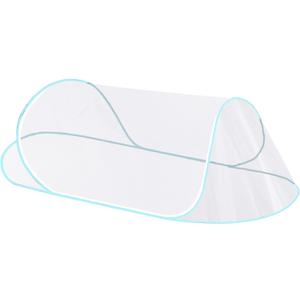 CMINGJ Pop Up Mosquito Tent,Portable Foldable Mosquito Net 78 * 31 * 22in | suitable for Bed Camping Travel PatioMosquito Net for Adults Baby,Lightweight, Breathable, Durable (Blue Fixed Size)