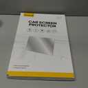 Lamicall 15.4'' Tesla Model Y Juniper 2025 & Model 3 (20242026) Screen Protector  [Anti Scratch & Fingerprint] 2 Pack Front & Backseat, Glossy Tempered Glass Screen Protector for Tesla Model Y Juniper / Model 3