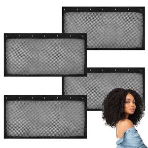 Lock Curly Hair Stretcher and Length Maintainer - Prevent Shrinkage with No-Heat Styling Net for An Elongated Look (13IN*4PCS)