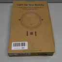 Benbilry Lighted Makeup Mirror with 3 Color Lights & 10X Magnification, Adjustable Brightness & Height, 7 Inch 360 Swivel Rechargeable 10X LED Magnifying Vanity Mirror with Light, Gold