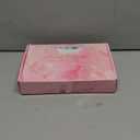 Long Pink Wavy Wigs for Women Middle Part Pastel Pink Wig 26 inch Natural Curly Synthetic Wig Heat Resistant Fiber Wigs for Daily Party Use