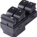 UYYE Driver Side Master Power Window Control Switch, Car Interior Accessories for 2007-2013 Chevrolet Silverado 1500 2500 3500 and GMC Sierra 1500 2500 3500, 2009-2011 HHR, 2009-2016 Traverse